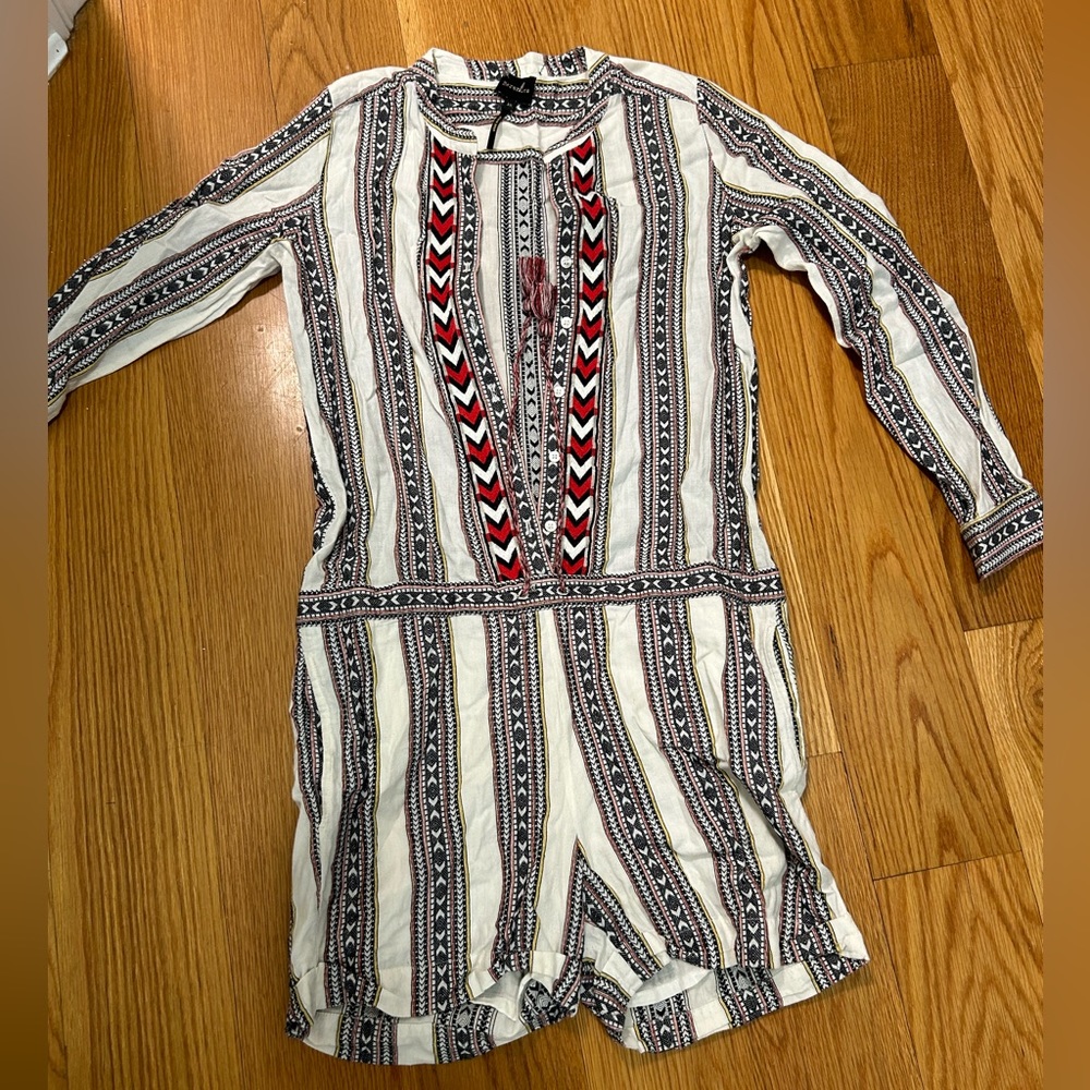 Anthropologie Berenice Aztec Romper